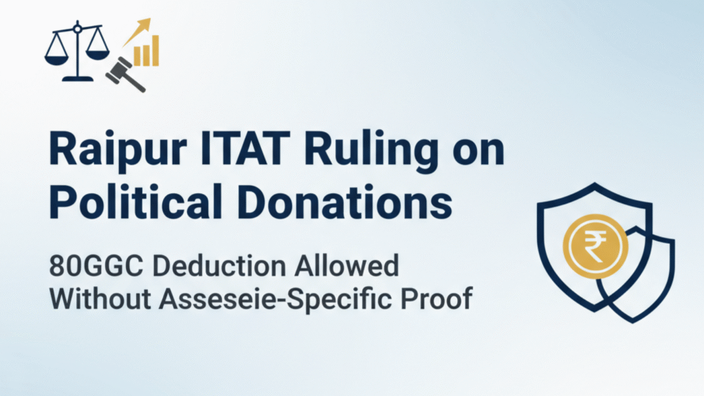 Raipur ITAT Ruling on Political Donations